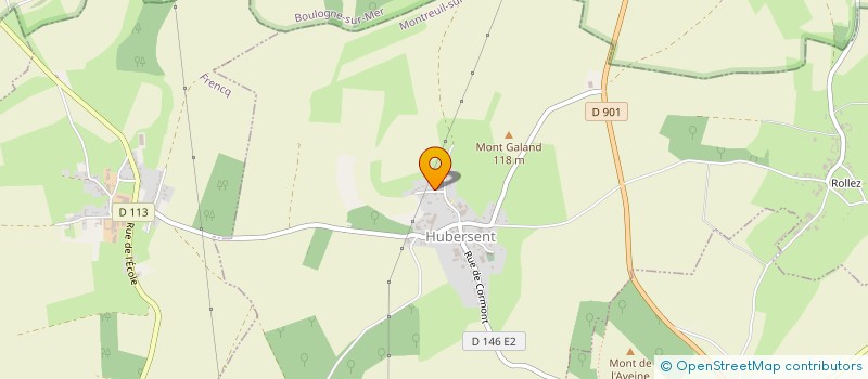 localisation de l'entreprise 915 047 070   HUBERSENT