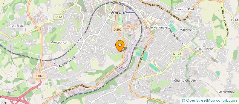 localisation de l'entreprise 915 097 109   VOIRON