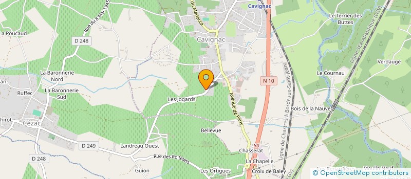 localisation de l'entreprise 915 117 550   CAVIGNAC