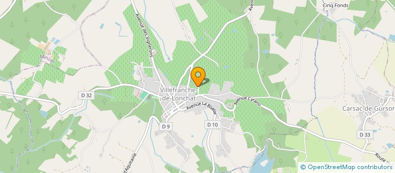 localisation de l'entreprise 915 119 556   VILLEFRANCHE-DE-LONCHAT