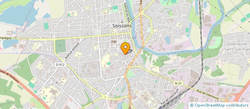 localisation de l'entreprise 915 123 574  à SOISSONS
