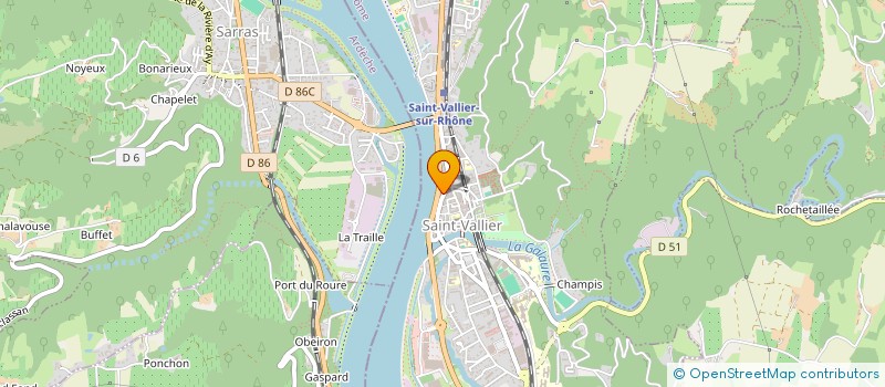 localisation de l'entreprise 915 127 450   SAINT-VALLIER