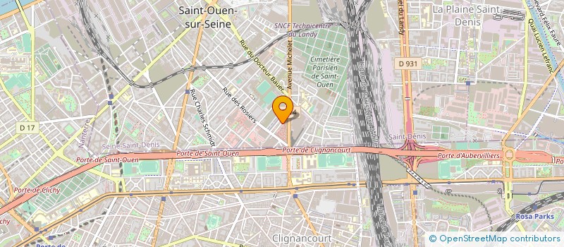 localisation de l'entreprise 915 128 003 à SAINT-OUEN-SUR-SEINE