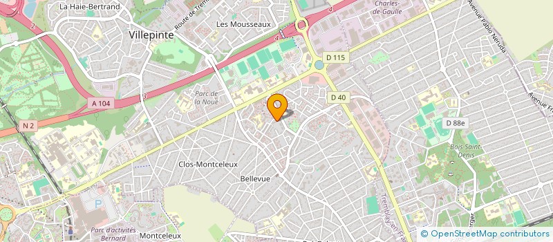localisation de l'entreprise 915 128 714 à VILLEPINTE