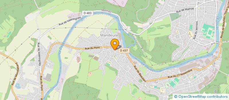 localisation de l'entreprise 915 152 052   AUDINCOURT