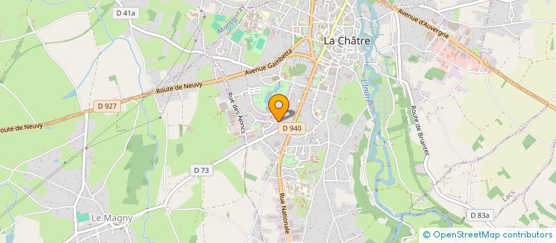 localisation de l'entreprise 915 168 629 à LA CHATRE