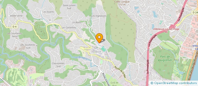 localisation de l'entreprise 915 170 054   BIOT