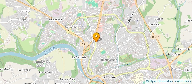 localisation de l'entreprise 915 170 468   LANNION