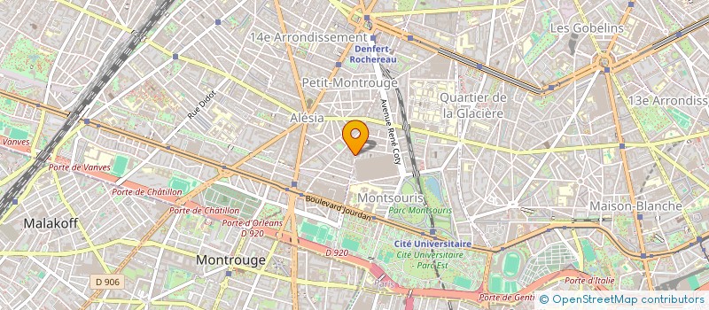 localisation de l'entreprise 915 215 057   PARIS 14
