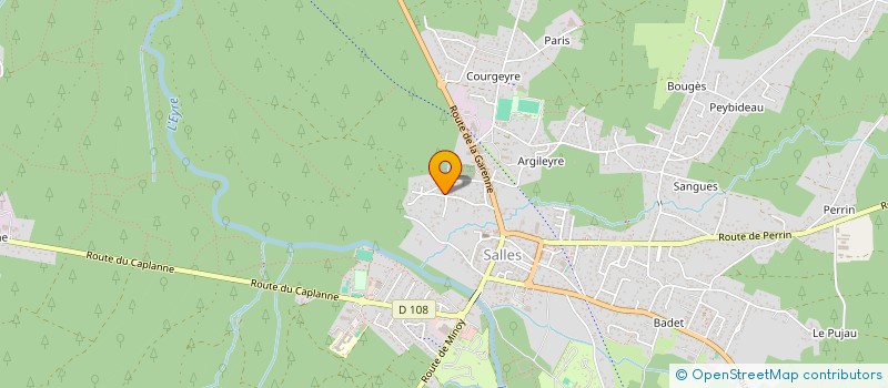 localisation de l'entreprise 915 216 154   SALLES