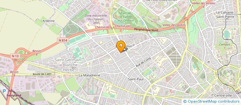 localisation de l'entreprise 915 221 626  à CAEN