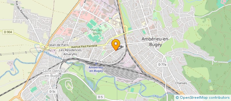 localisation de l'entreprise 915 270 680 à AMBERIEU-EN-BUGEY