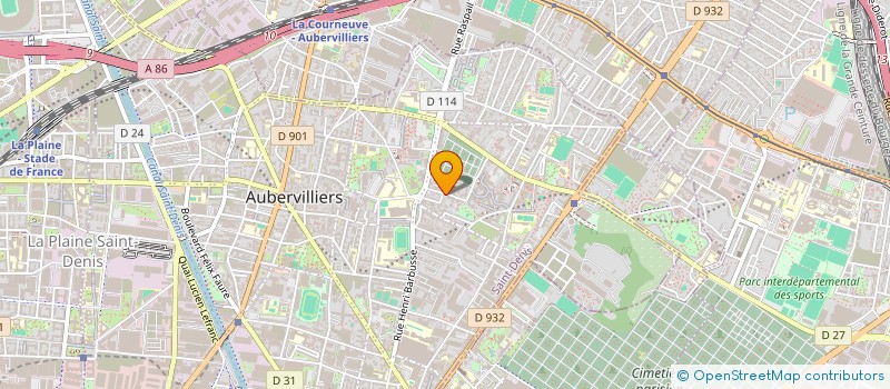 localisation de l'entreprise 915 281 448   AUBERVILLIERS