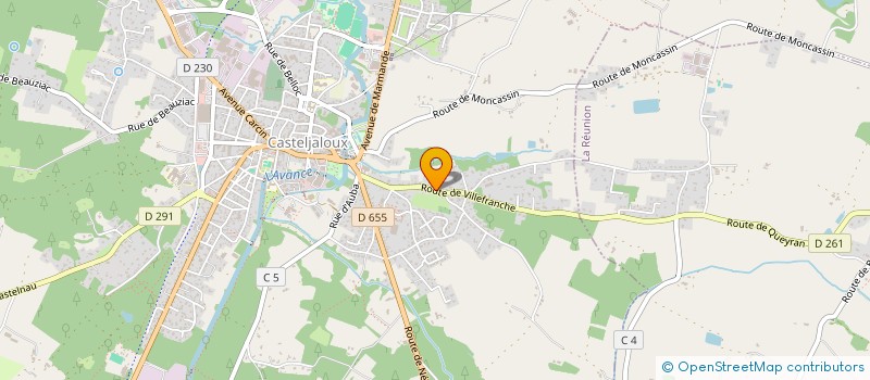 localisation de l'entreprise 915 312 797   CASTELJALOUX