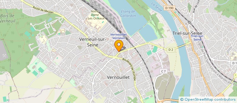 localisation de l'entreprise 915 358 600   POISSY