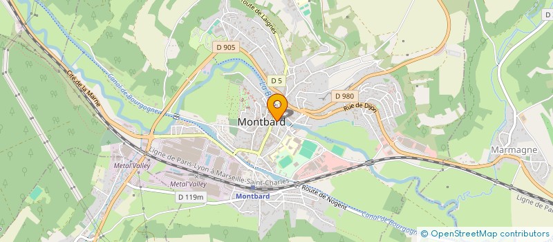 localisation de l'entreprise 915 367 734   MONTBARD