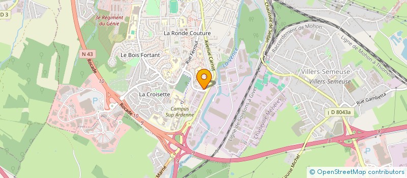 localisation de l'entreprise 915 371 199   CHARLEVILLE-MEZIERES