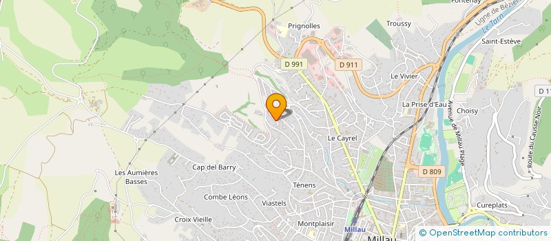 localisation de l'entreprise 915 381 180   MILLAU