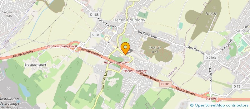 localisation de l'entreprise 915 390 629  à SAINT-POL-SUR-TERNOISE