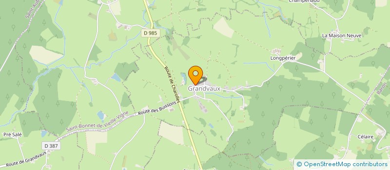 localisation de l'entreprise 917 406 738   GRANDVAUX