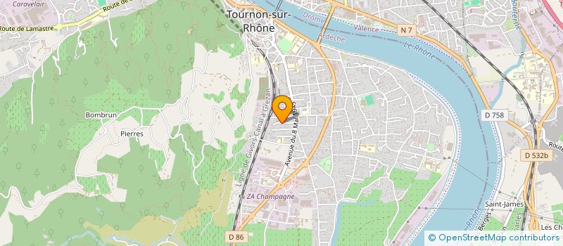 localisation de l'entreprise 917 410 565   TOURNON-SUR-RHONE