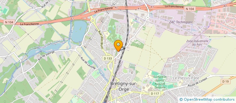 localisation de l'entreprise 917 438 145   BRETIGNY-SUR-ORGE