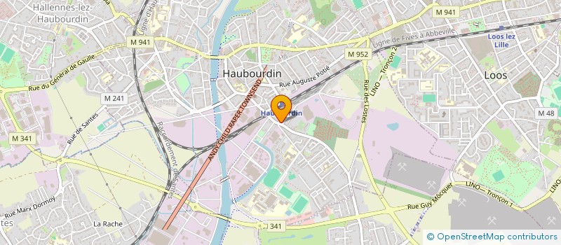 localisation de l'entreprise 917 441 347   HAUBOURDIN