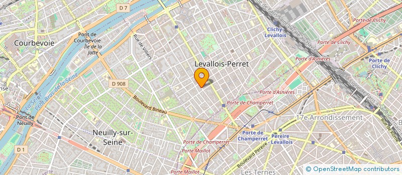 localisation de l'entreprise 917 523 607 à LEVALLOIS-PERRET