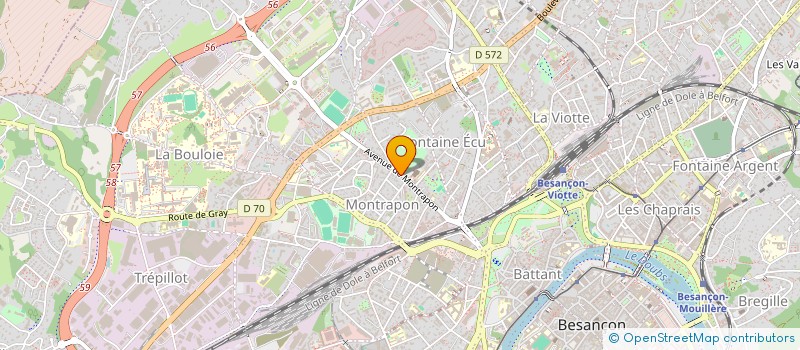 localisation de l'entreprise 917 526 626   BESANCON