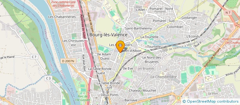 localisation de l'entreprise 917 533 747   BOURG-LES-VALENCE