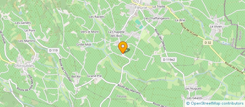 localisation de l'entreprise 917 548 422   BEAUJEU