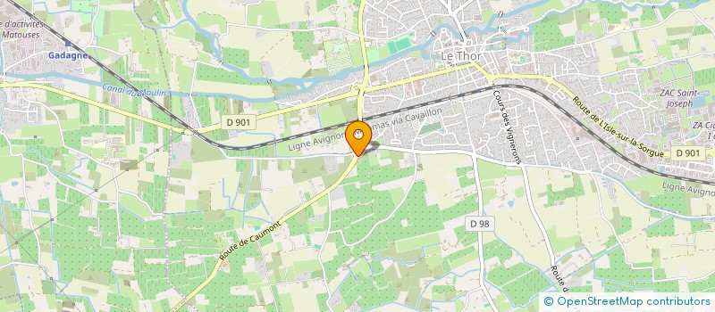 localisation de l'entreprise 917 595 514   LE THOR