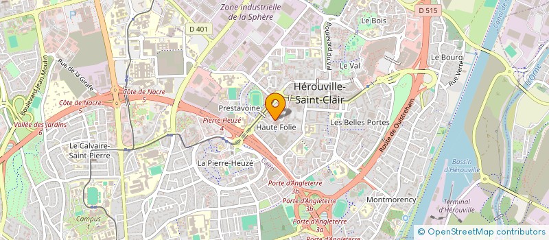 localisation de l'entreprise 917 596 793 à HEROUVILLE-SAINT-CLAIR
