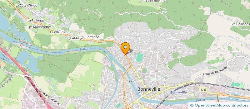 localisation de l'entreprise 917 604 621   BONNEVILLE