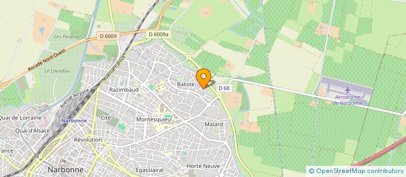 localisation de l'entreprise 917 608 051   SAINT-NAZAIRE-D'AUDE