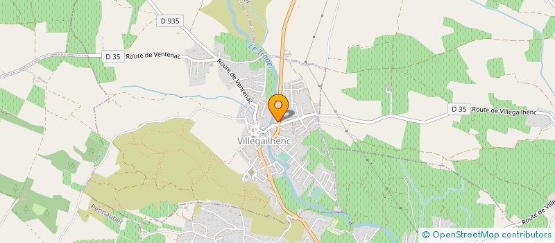 localisation de l'entreprise 917 617 466   VILLEGAILHENC