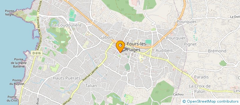 localisation de l'entreprise 917 623 548 à SIX-FOURS-LES-PLAGES