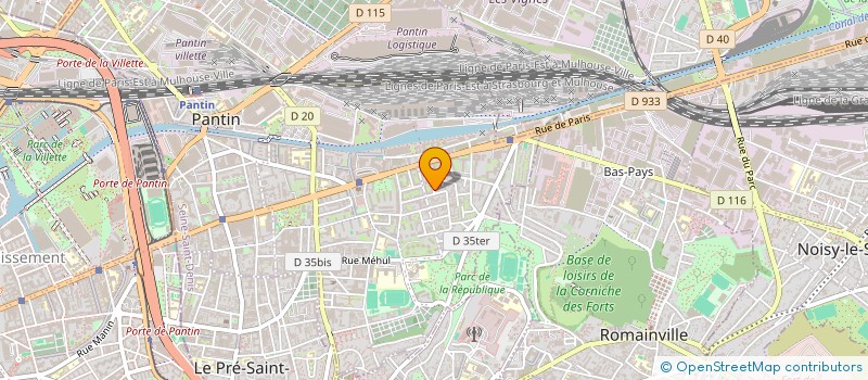 localisation de l'entreprise 917 627 374   PANTIN