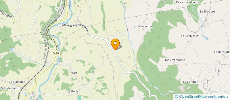 localisation de l'entreprise 917 627 945   PEYRUSSE-LE-ROC