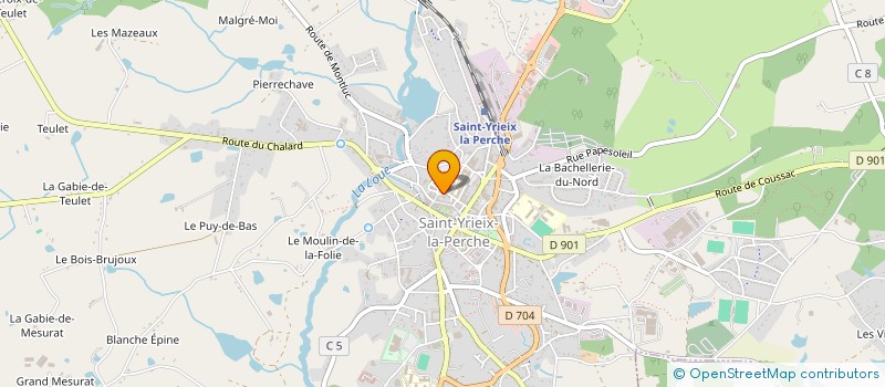 localisation de l'entreprise 917 632 697   SAINT-YRIEIX-LA-PERCHE