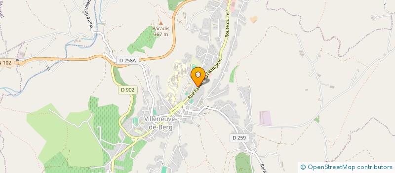 localisation de l'entreprise 917 643 157   VILLENEUVE-DE-BERG