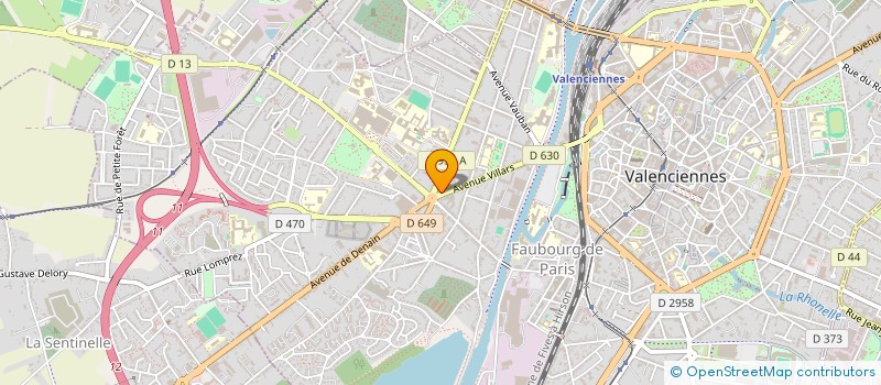 localisation de l'entreprise 917 659 369 à VALENCIENNES