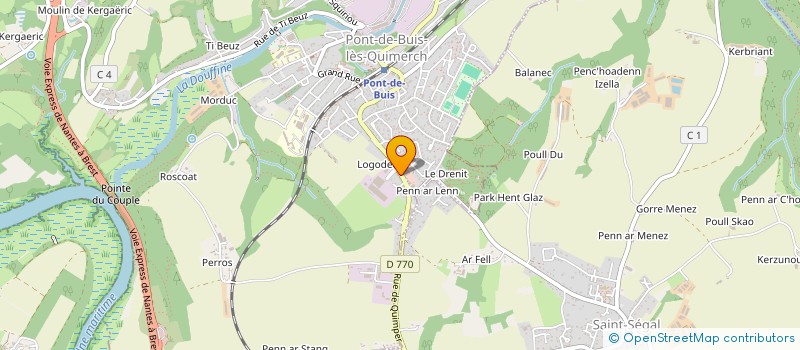 localisation de l'entreprise 917 676 926   PONT-DE-BUIS-LES-QUIMERCH
