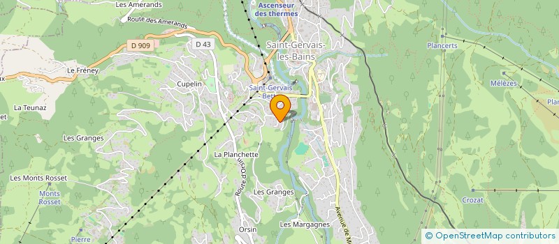 localisation de l'entreprise 917 697 161   SAINT-GERVAIS-LES-BAINS