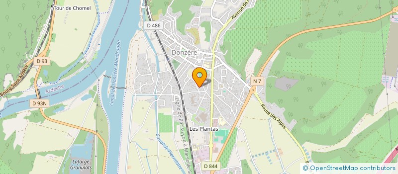 localisation de l'entreprise 917 698 987   DONZERE