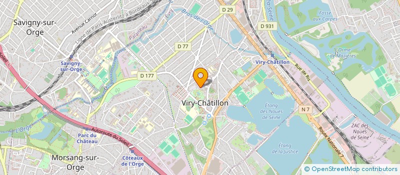 localisation de l'entreprise 917 738 411 à VIRY-CHATILLON