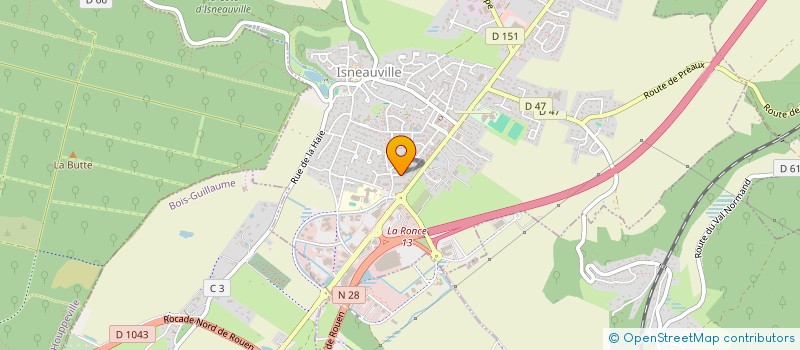 localisation de l'entreprise 917 752 461   ISNEAUVILLE