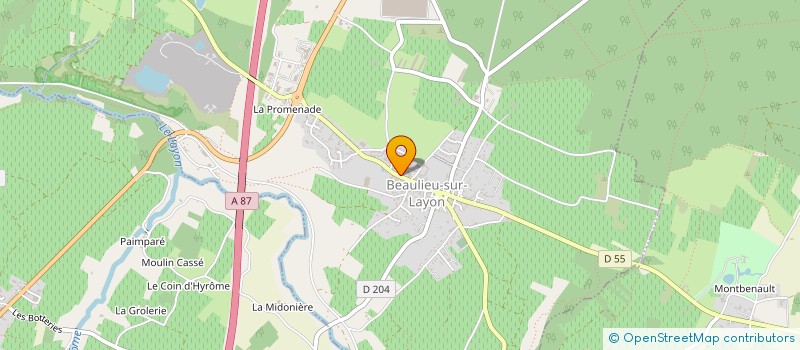 localisation de l'entreprise 917 758 591  à BELLEVIGNE-EN-LAYON
