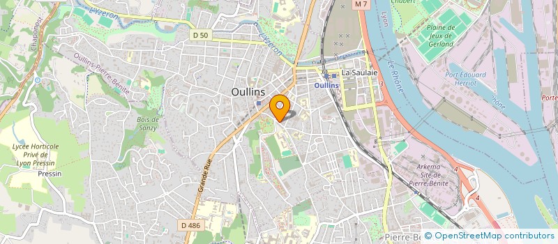 localisation de l'entreprise 917 758 740   OULLINS-PIERRE-BENITE