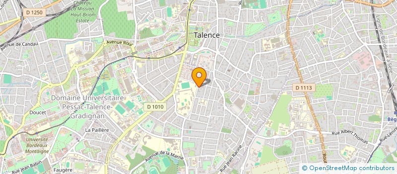 localisation de l'entreprise 917 775 868 à TALENCE